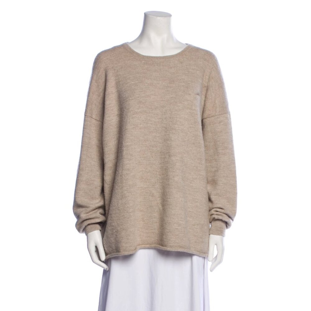 LAUREN MANOOGIAN Baby Alpaca Scoop Neck Sweater Size 2